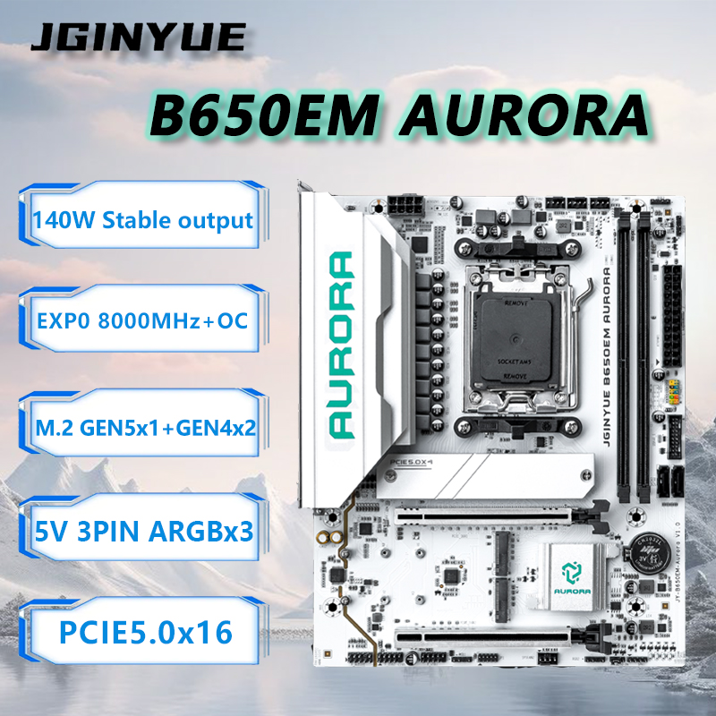 JGINYUE B650M AURORA Yeni Anak - Ddr5 Rgb Ram incelemesi ve fiyatı